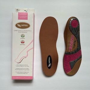 Women's aetrex insoles, Color: pink/tan